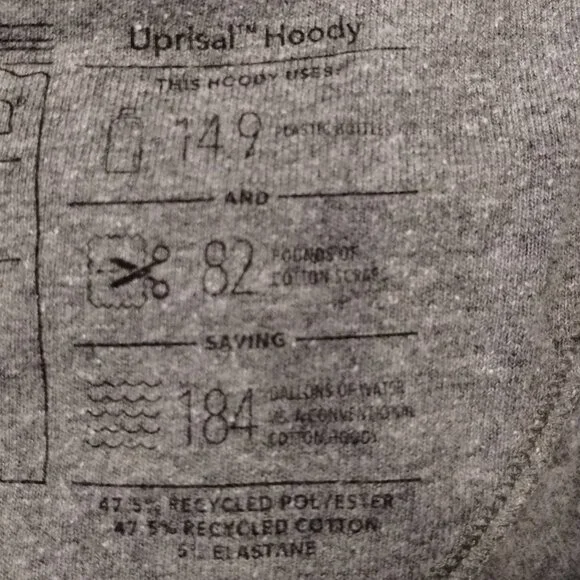 Patagonia Uprisal P-6 Logo Hoody Size M - Picture 10 of 11